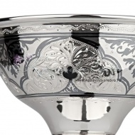 Серебряная пиала «Эксклюзив» на 120 мл, арт №2406