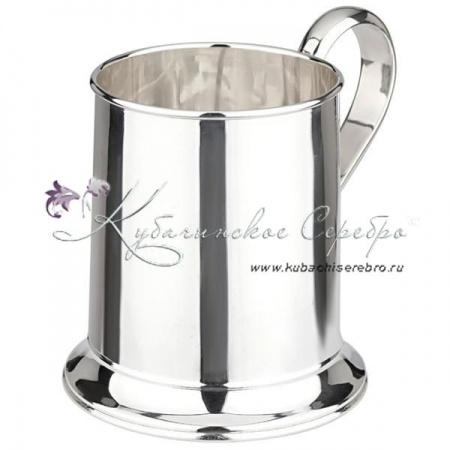 Кружка из серебра 999 пробы на 450 мл 