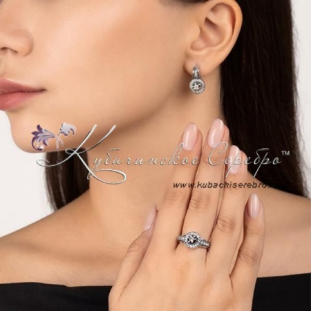 Комплект из серебра, коллекция VАмпир 