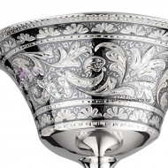 Конфетница серебряная с чернением , арт №8315